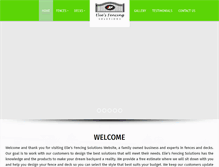 Tablet Screenshot of eliesfencing.com